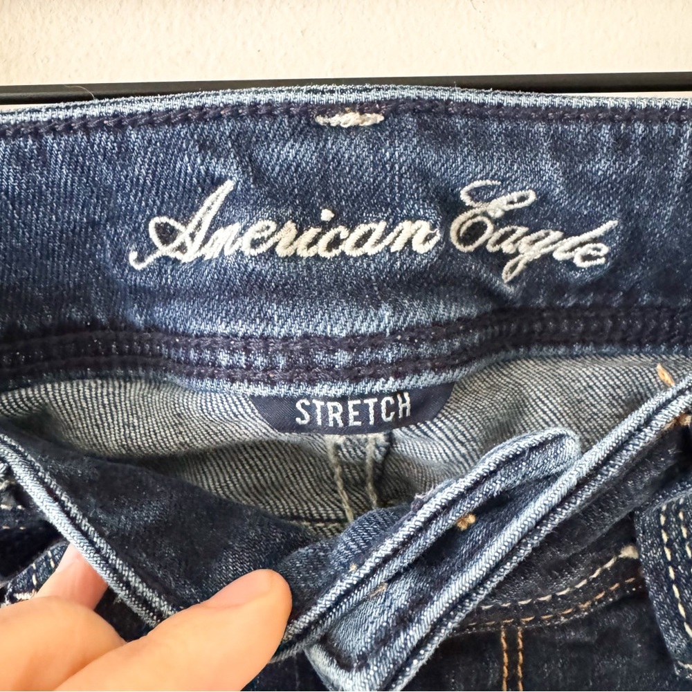 American Eagle Women's Slim Boot Stretch Jeans Size 2 - Picture 7 of 9
